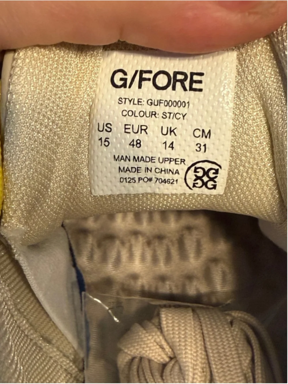 NWT New Mens G/FORE G/18 T.P.U. GOLF SHOE GUF000001-ST/CY STONE/CYBER